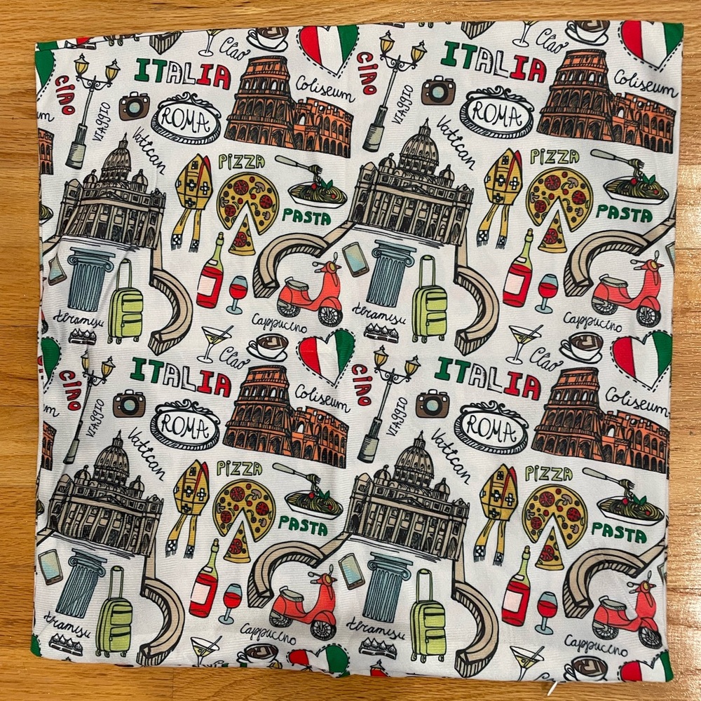 NEW Rome Italy 18x18 inch throw pillow cover